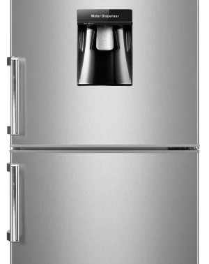 CONTINENTAL EDISON CEFC262DS - Réfrigérateur combiné - 262L (196L + 66L) - Froid statique - A+ - L 55 x H 180 cm - Silver