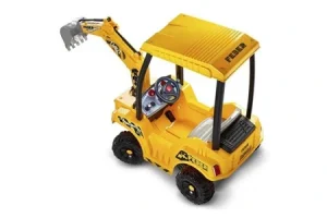 Véhicule électrique pour enfant PicWic Toys Pelleteuse enfant Super Digger 12V - jaune - FEBER - avec pelle