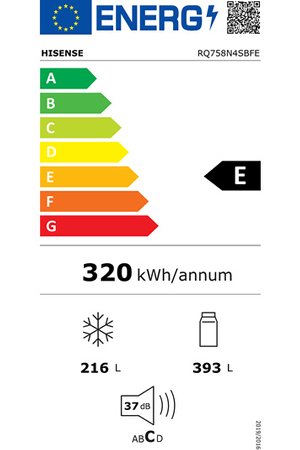 Réfrigérateur multi-portes Hisense RQ758N4SBFE