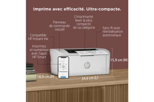 Imprimante monofonction Hp LaserJet M110w Laser noir et blanc