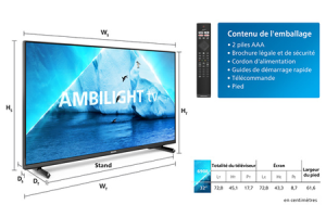 TV LED Philips 32PFS6908 HD 60HZ 80cm