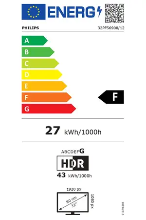 TV LED Philips 32PFS6908 HD 60HZ 80cm