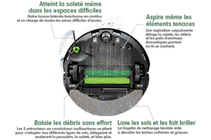 Aspirateur robot Irobot Combo J7+