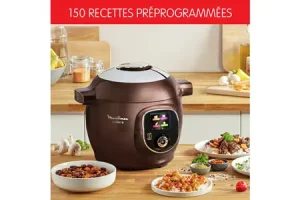 Mijoteur Moulinex Cookeo+ multicuiseur intelligent, 150 recettes preprogrammees CE851910