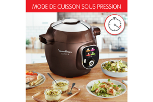 Mijoteur Moulinex Cookeo+ multicuiseur intelligent, 150 recettes preprogrammees CE851910