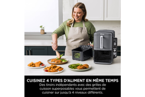 Friteuse sans huile Ninja sans huile Double Stack DualZone SL400EU