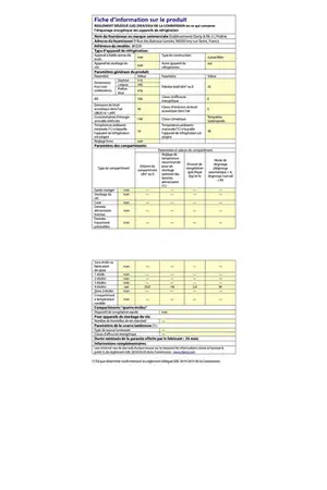 Congélateur bar Proline BFZ38