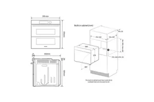 Four encastrable Samsung NV7B6795JAK BESPOKE