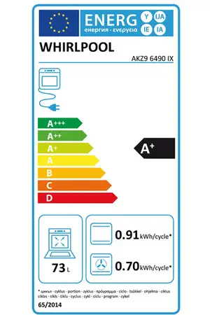 Four encastrable Whirlpool AKZ96490IX