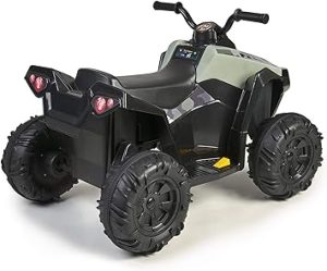 Feber- Drive Autista Quad électrique Enfant, 800012541, Vert, Taglia Unica