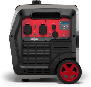 Groupe électrogène à onduleur portable à essence PowerSmart Series Inverter P4500 de Briggs & Stratton, alimentation propre 4500 watts/3700 watts, ultra silencieux et léger