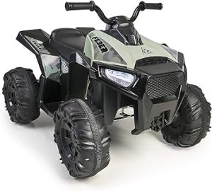 Feber- Drive Autista Quad électrique Enfant, 800012541, Vert, Taglia Unica