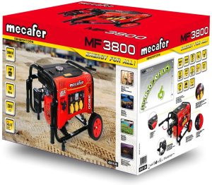 Mecafer 450138 MF3800 Groupe électrogène sur roues 3500 W