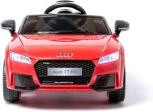 Audi ATAA TT RS 12V Licence - Voiture ÉLECTRIQUE pour Enfants Control Parental par télécommande et Batterie 12v- Rouge