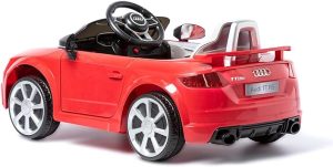 Audi ATAA TT RS 12V Licence - Voiture ÉLECTRIQUE pour Enfants Control Parental par télécommande et Batterie 12v- Rouge