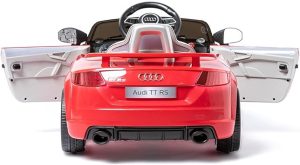 Audi ATAA TT RS 12V Licence - Voiture ÉLECTRIQUE pour Enfants Control Parental par télécommande et Batterie 12v- Rouge