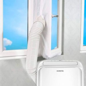 OCEANIC Climatiseur réversible mobile - monobloc - 3530 W - 12000 BTU - Chaud/Froid - Programmable - Classe énergétique A