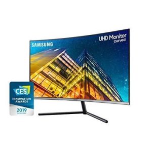 Samsung U32R590C, Ecran PC incurvé, UHD 4K, Dalle VA 32 ", Résolution 4K (3840 x 2160), 60 Hz, 4 ms, AMD Freesync, Noir