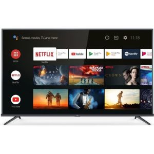 TCL 55EP660 TV LED 4K UHD - 55" (139cm) - 4K HDR - Android TV - finition métal - 3 x HDMI - 2 x USB - Classe énergétique A+