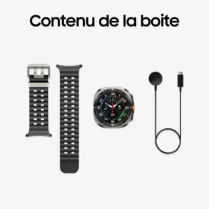 Montre connectée SAMSUNG Galaxy Watch Ultra Argent Titane